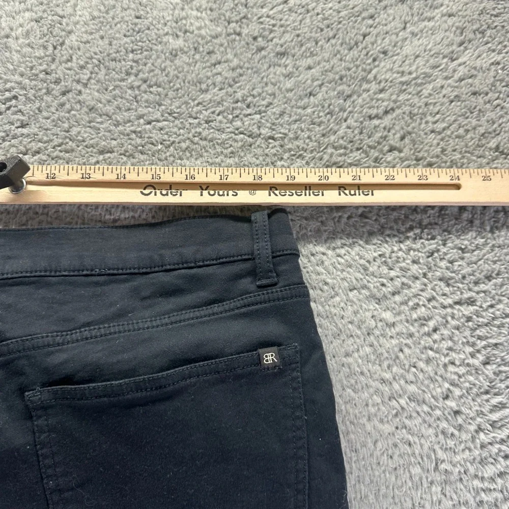 Banana Republic Pant Men 38x32 Black Cotton Chino Straight Office Preppy Stretch